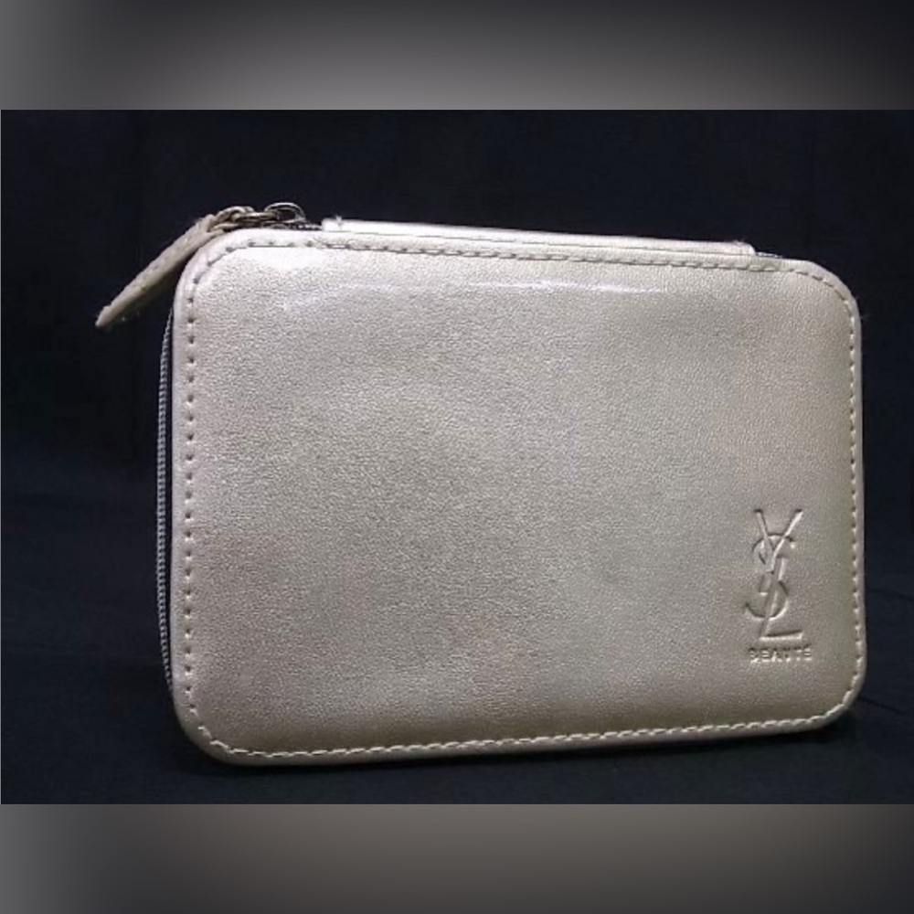 Yves Saint Laurent Patent leather pouch with mirror